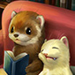 夜の読書（この作品のみデジタル作画）